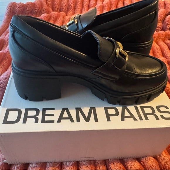 DREAM PAIRS Women's Platform Chunky Loafers - Picture 8 of 9